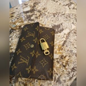Louis Vuitton Brass Gold Padlock With Key #309